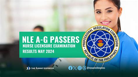 NLE RESULTS: May 2024 Nursing Licensure Exam .